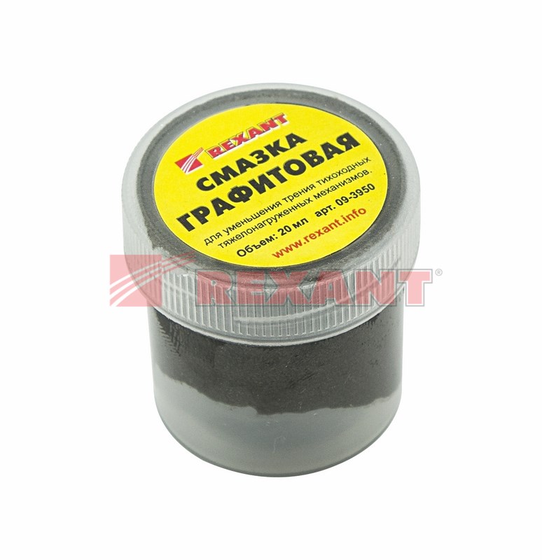 Смазка графитовая REXANT, 20 мл, банка